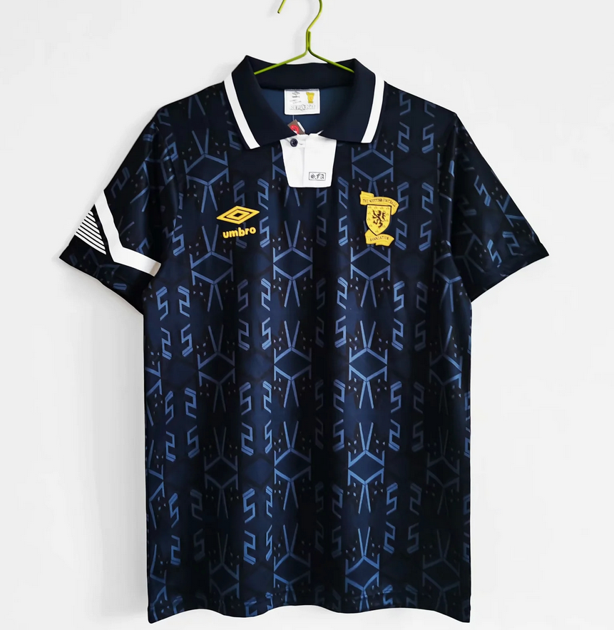 1992-93 Scotland Retro Home Kit Soccer Jersey